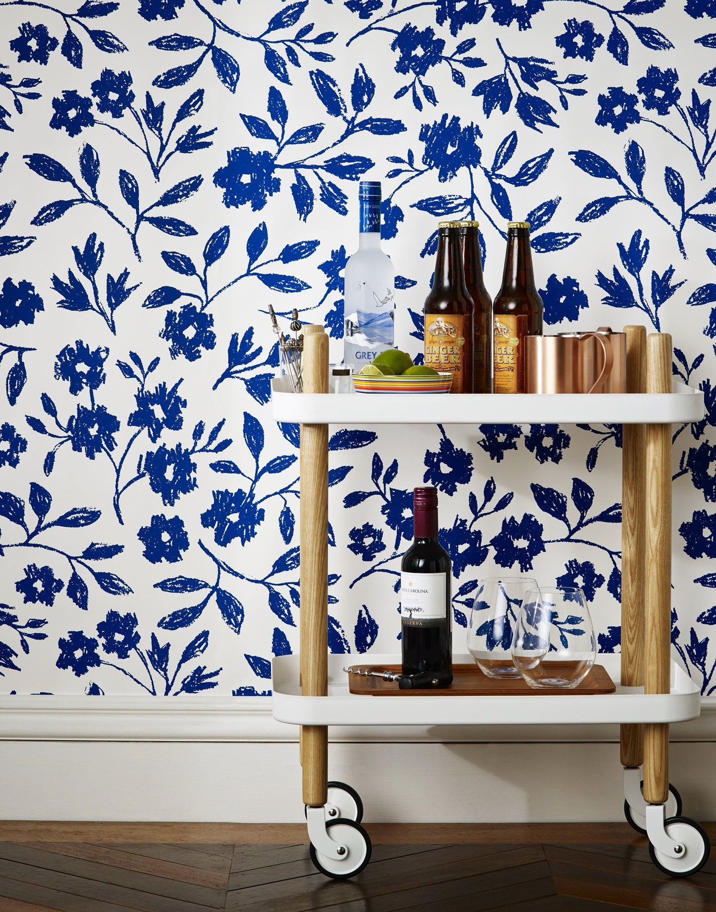 Sketchbook Floral (Blue)