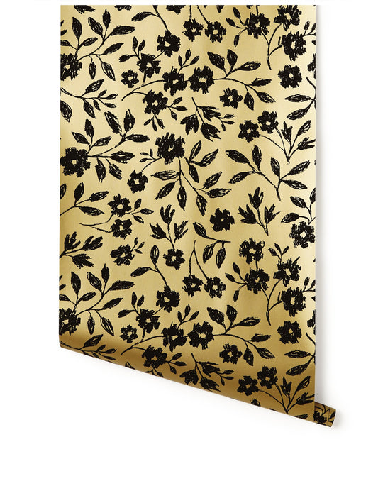 Sketchbook Floral (Gold)