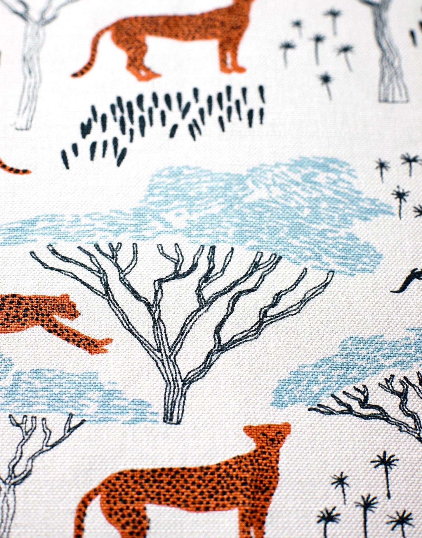 Serengeti (Orange) Fabric