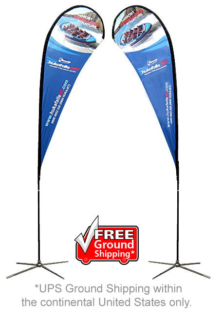 Teardrop Outdoor Flag - Large
