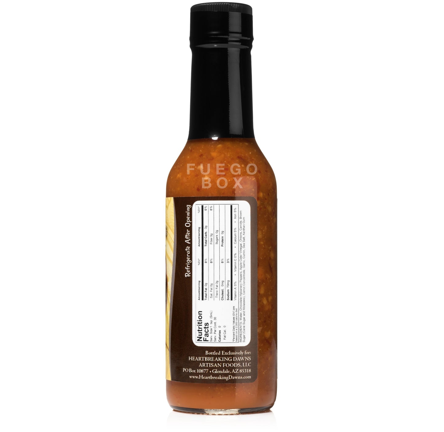 Heartbreaking Dawns 1542 Southwest Habanero Hot Sauce