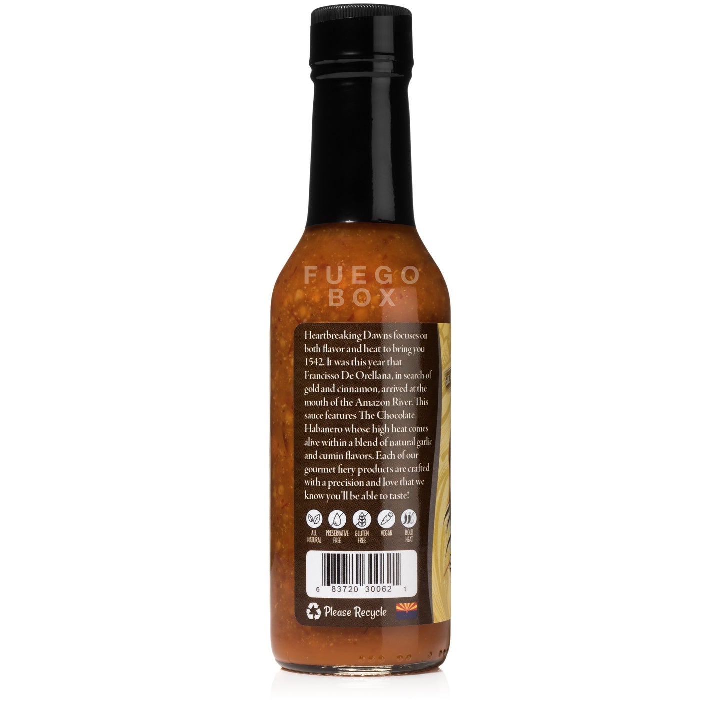 Heartbreaking Dawns 1542 Southwest Habanero Hot Sauce