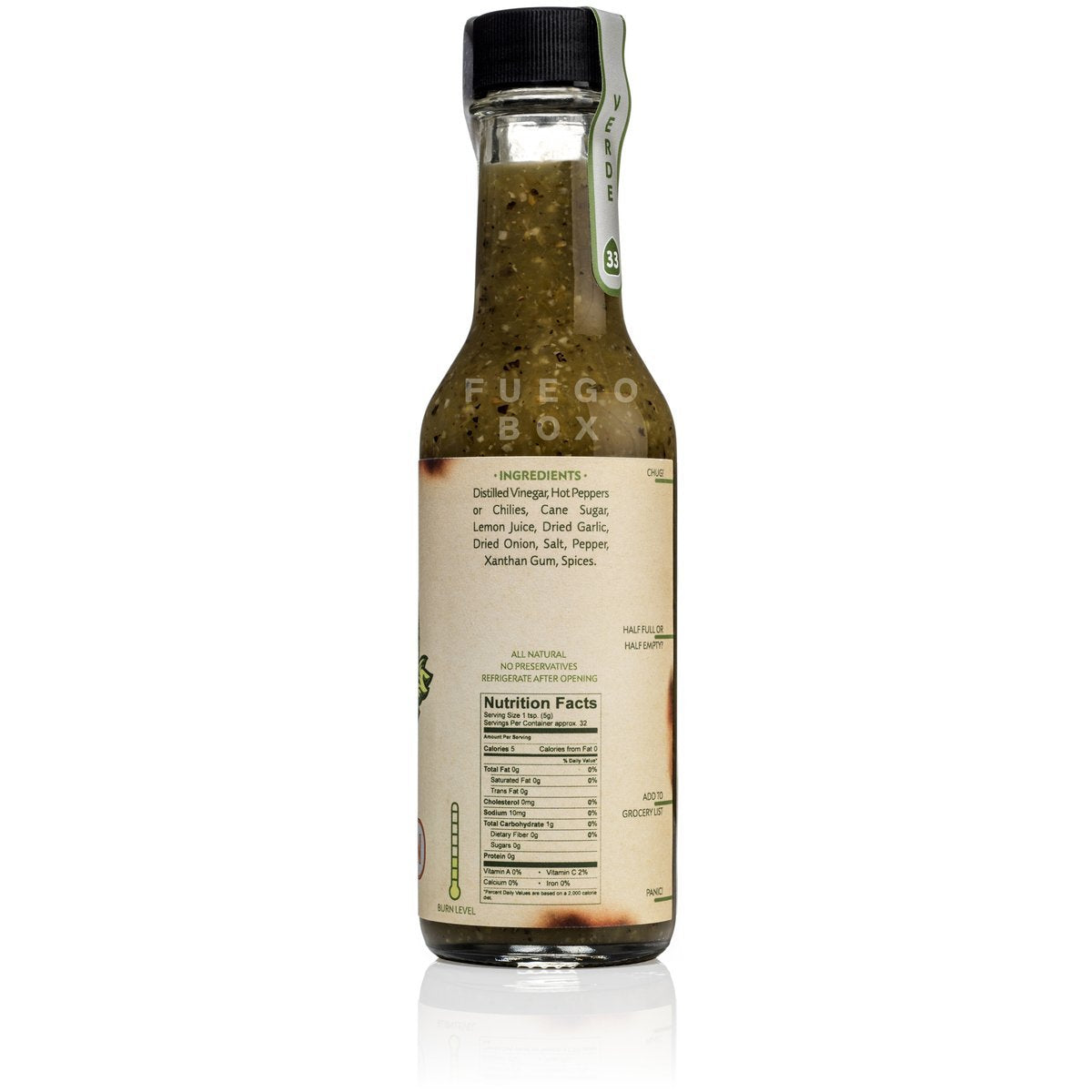 Char Man Brand Verde Hot Sauce