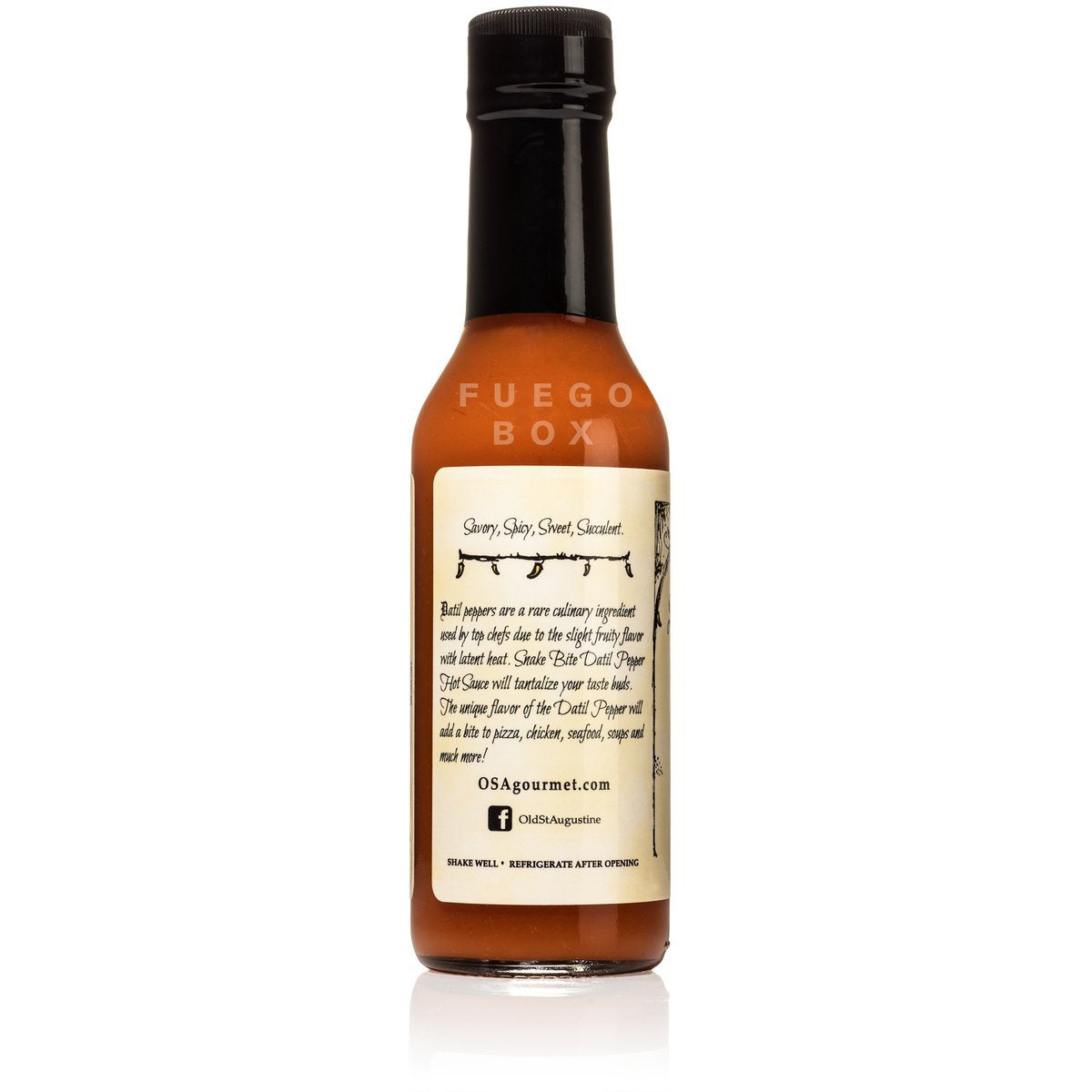 Old St. Augustine Snake Bite Datil Hot Sauce