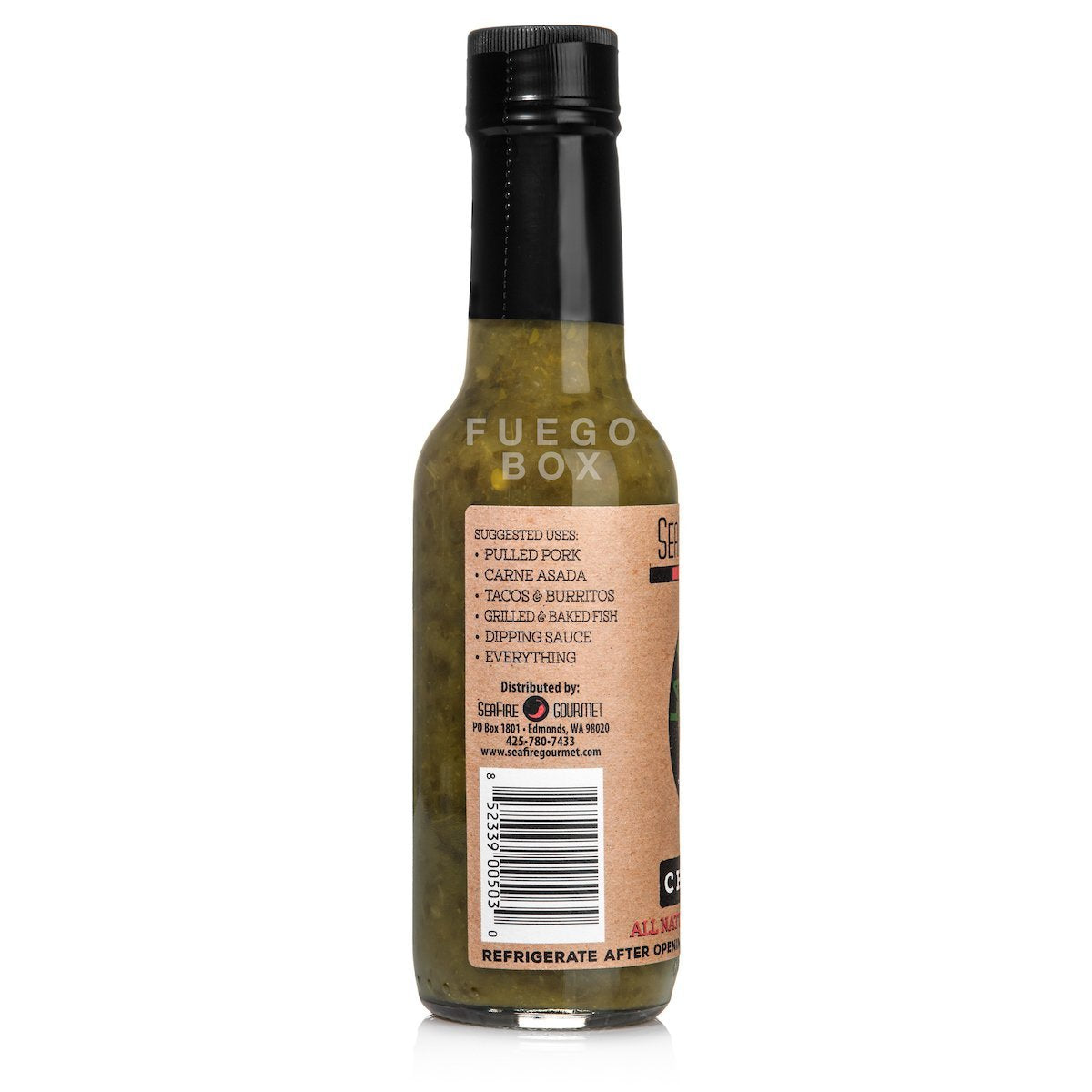 Seafire Gourmet La Diosa Verde Hot Sauce