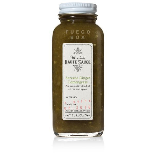 Marshalls Serrano Ginger Lemongrass Hot Sauce