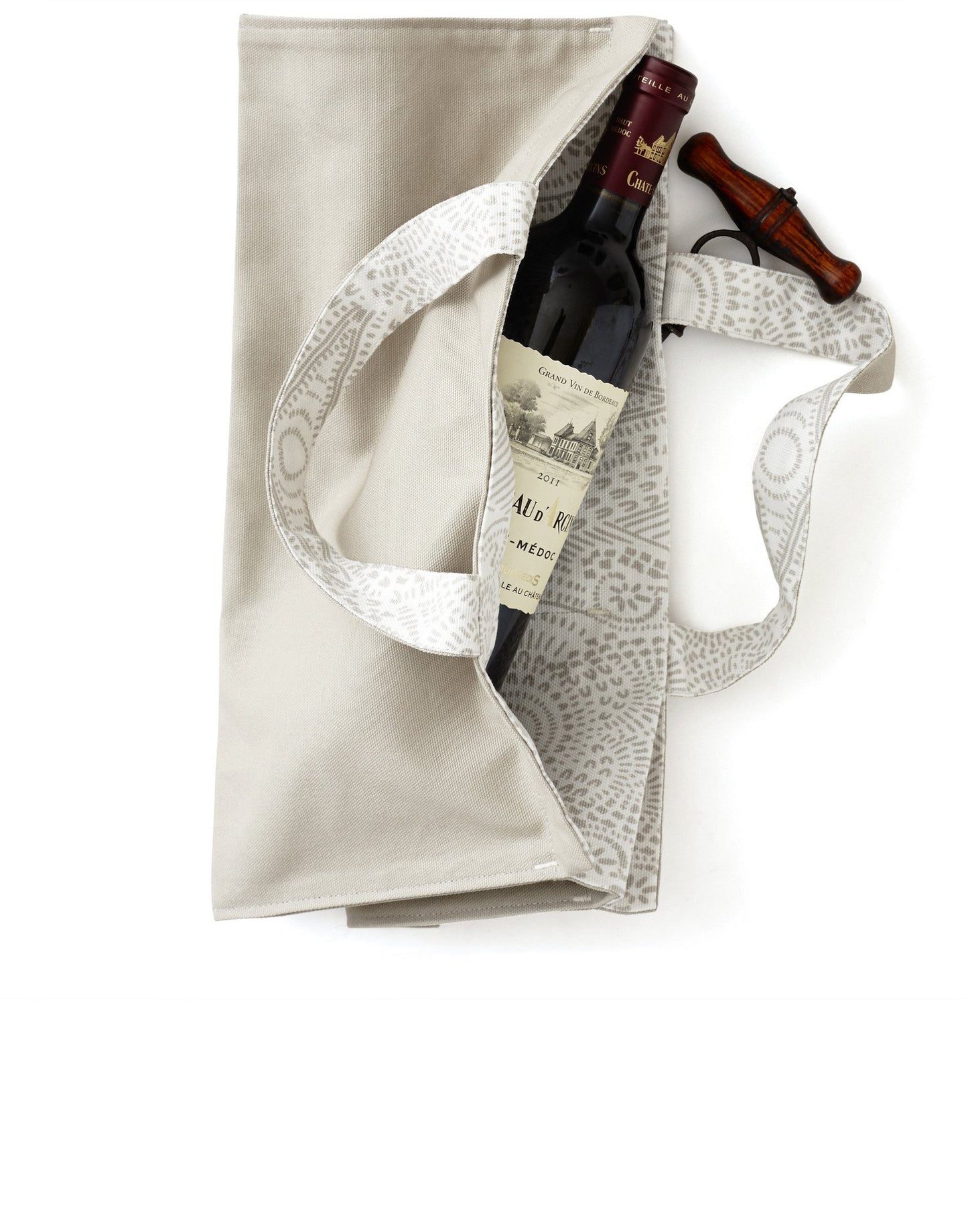 Diamante Horizontal Wine Tote
