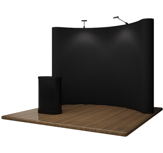 10ft EZ Pop Up Curved - Velcro