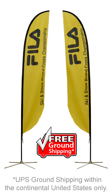 Feather Outdoor Flag - Medium