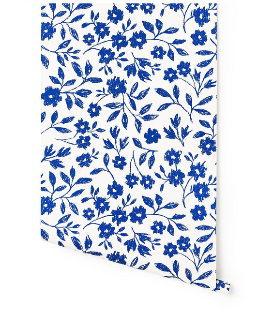 Sketchbook Floral (Blue)