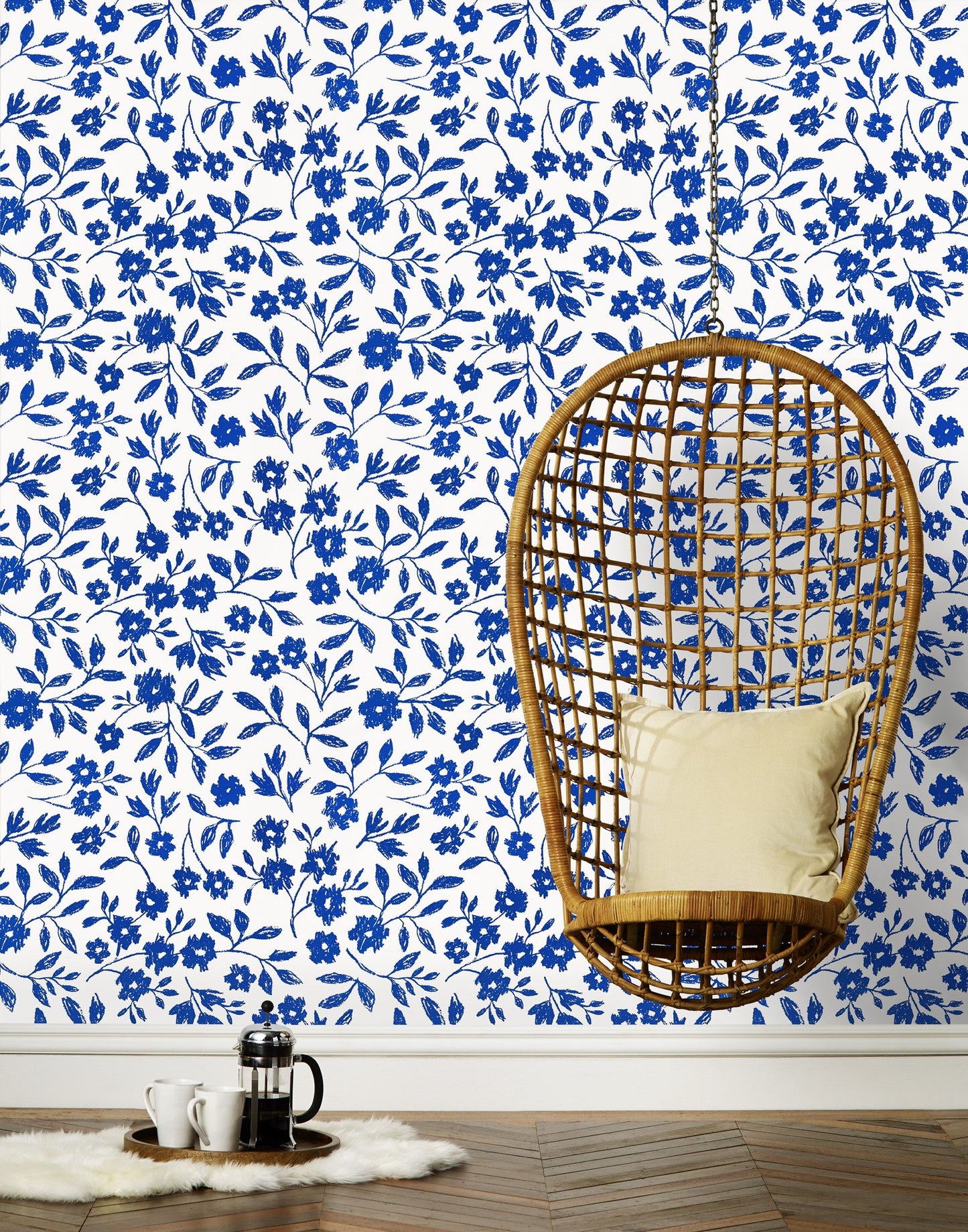 Sketchbook Floral (Blue)