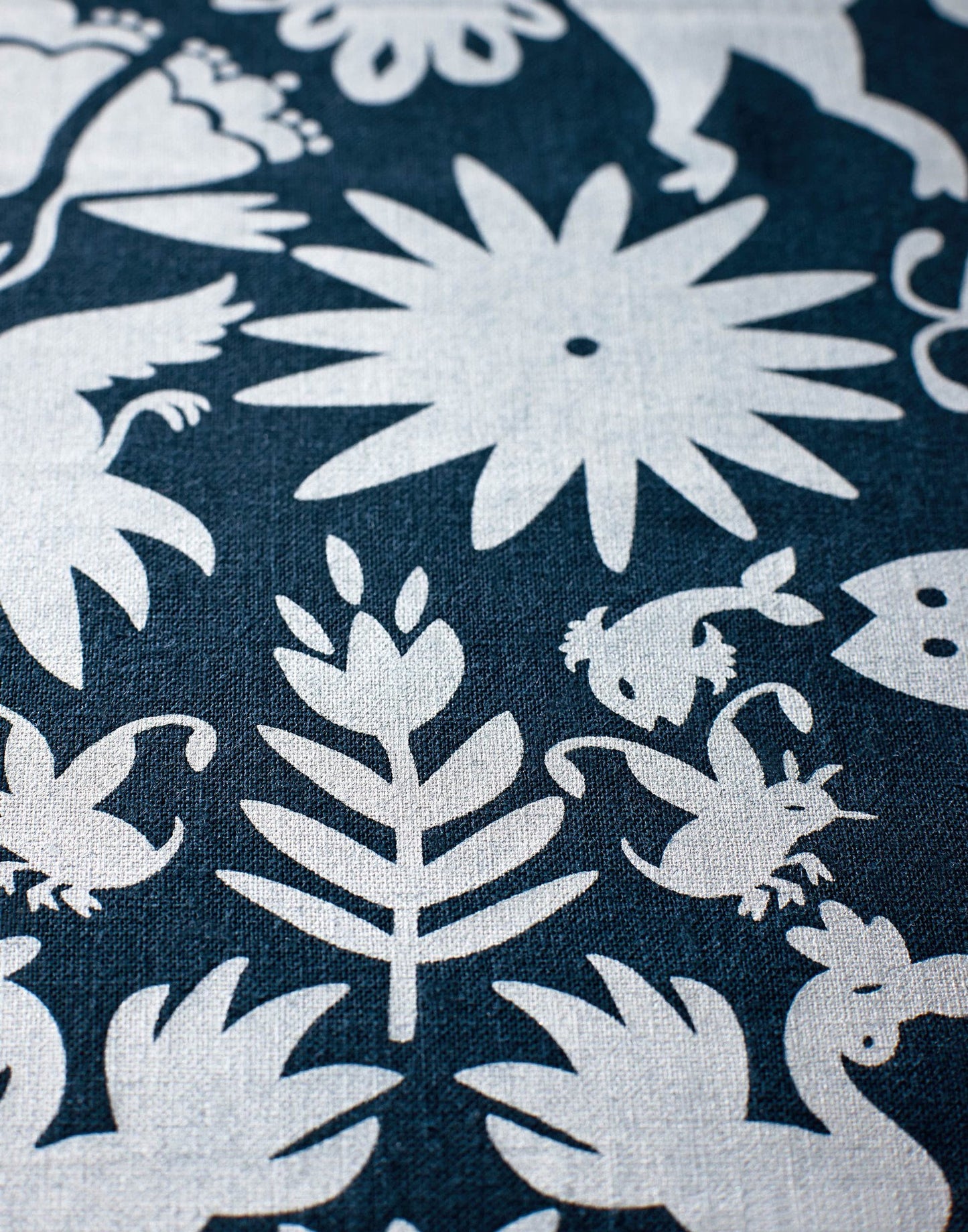 Otomi (Navy) Fabric