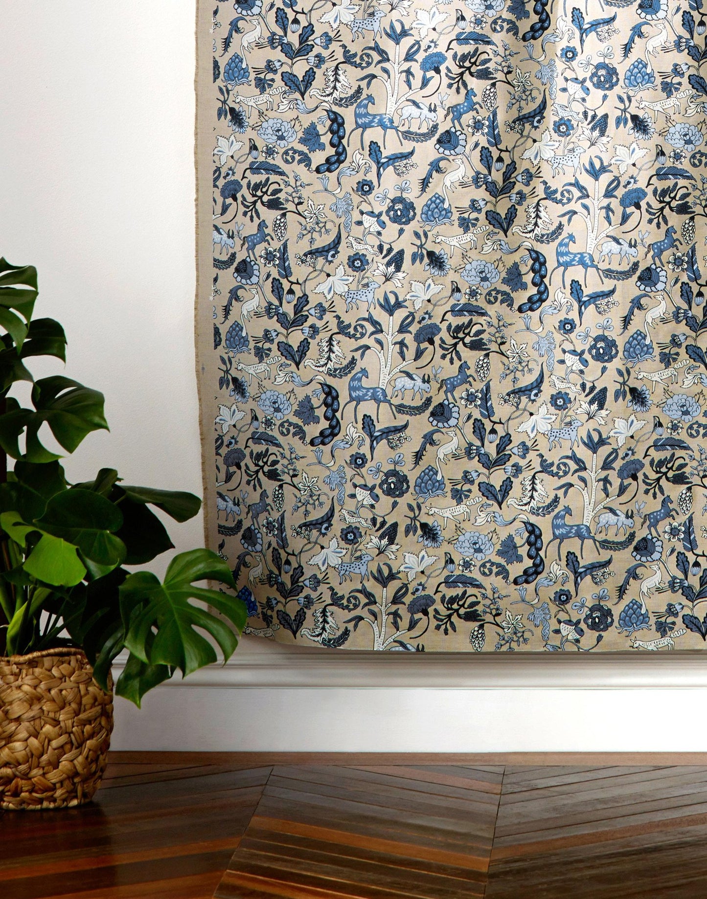 Foret (Cornflower) Fabric
