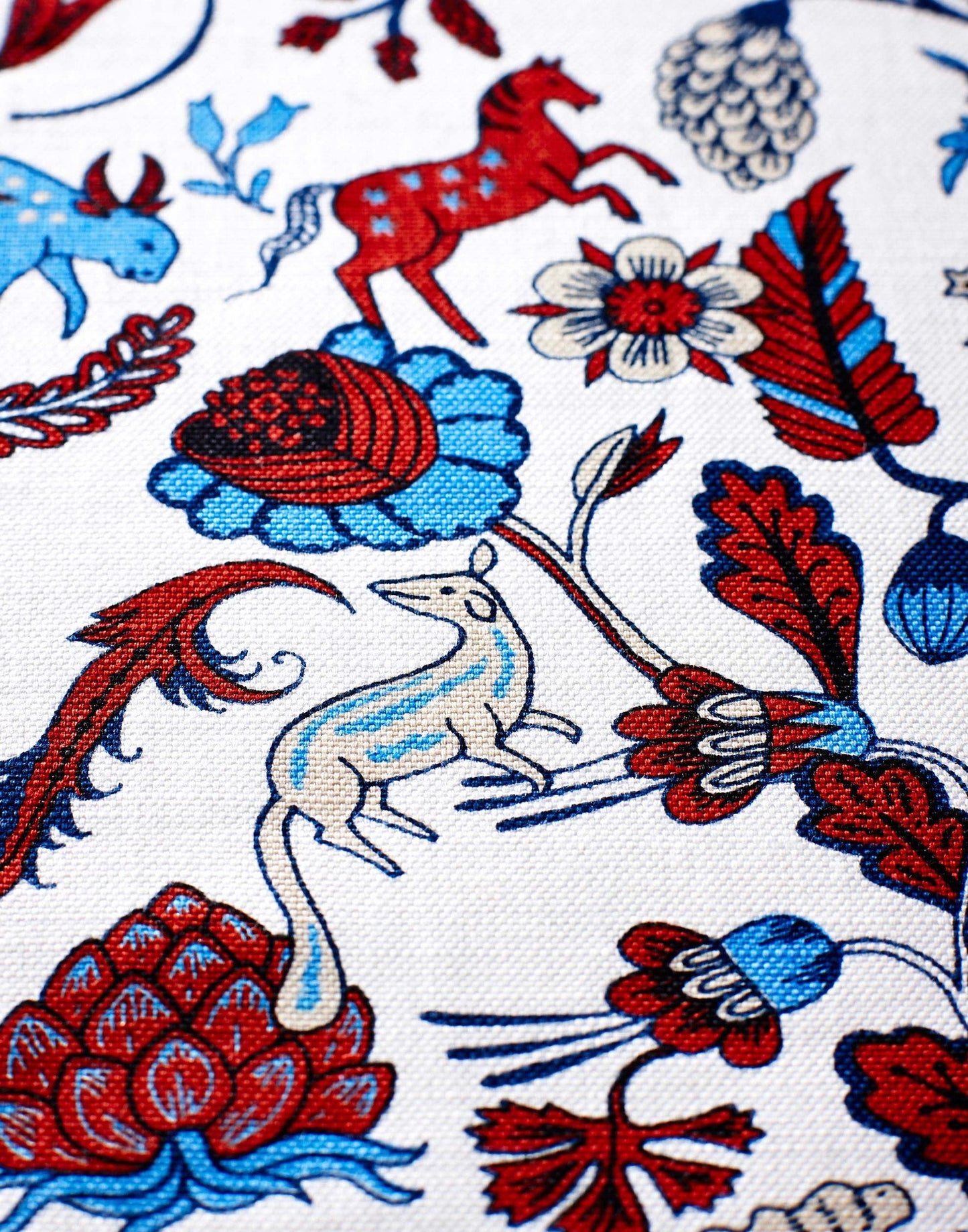 Foret (Brick Red) Fabric