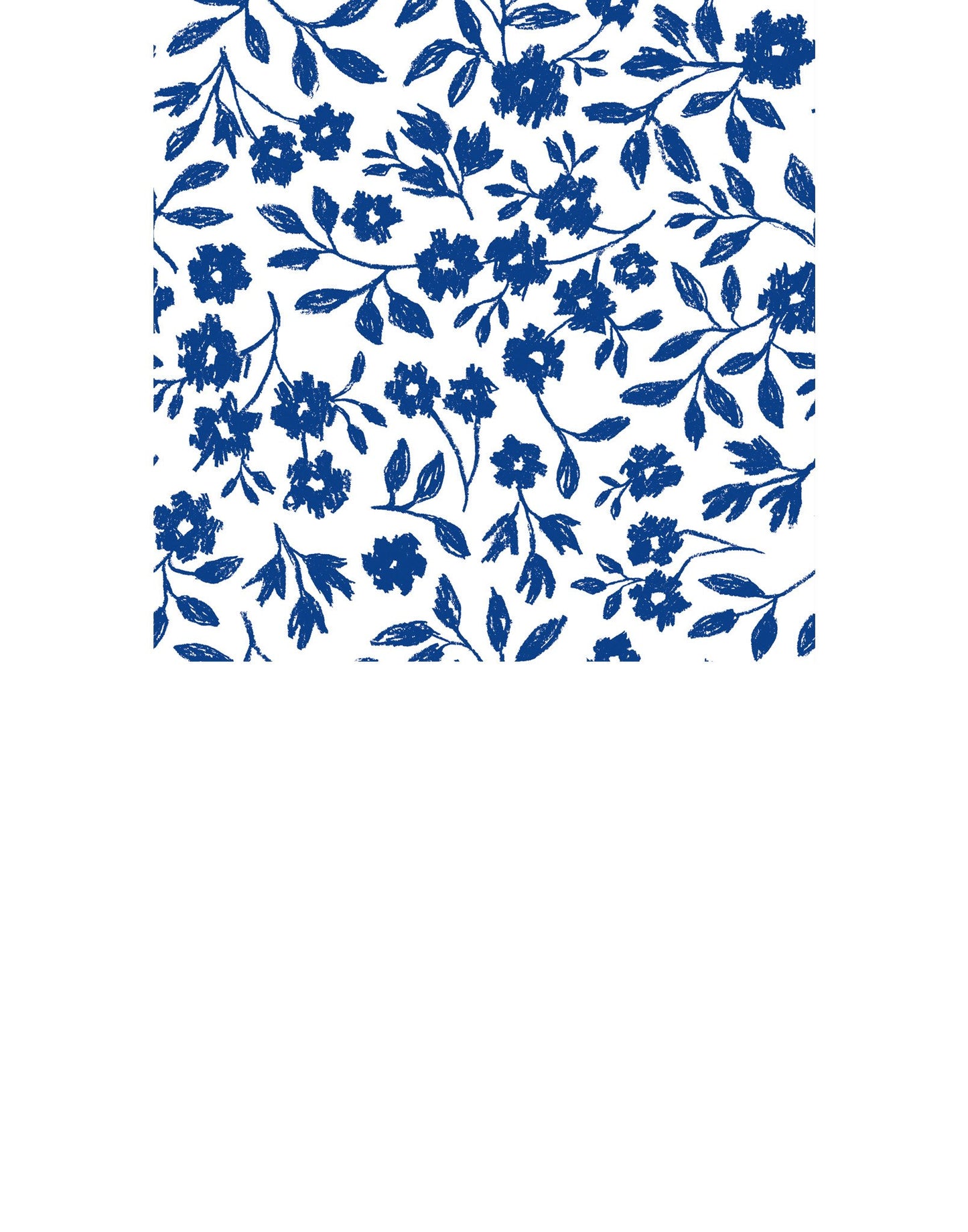 Sketchbook Floral (Blue) Tiles