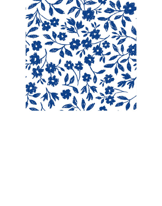 Sketchbook Floral (Blue) Tiles