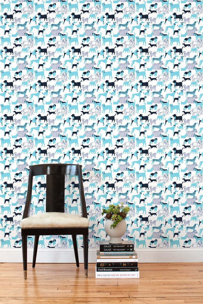 Dog Park (Blue) Tiles