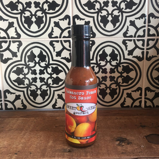 Sweet Heat Gourmet Peach Habanero Hot Sauce