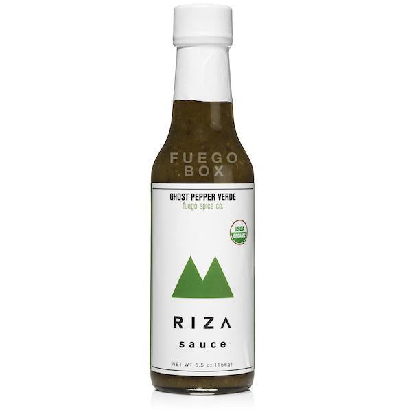 Riza Organic Ghost Pepper Verde Hot Sauce