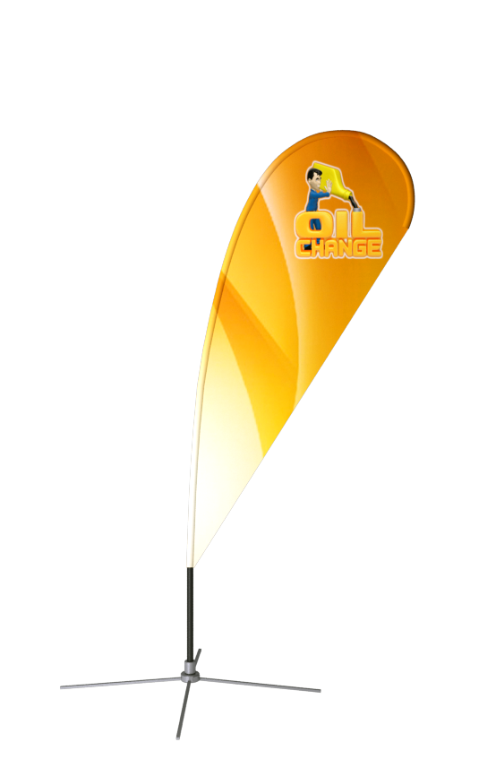 Teardrop Outdoor Flag - Medium