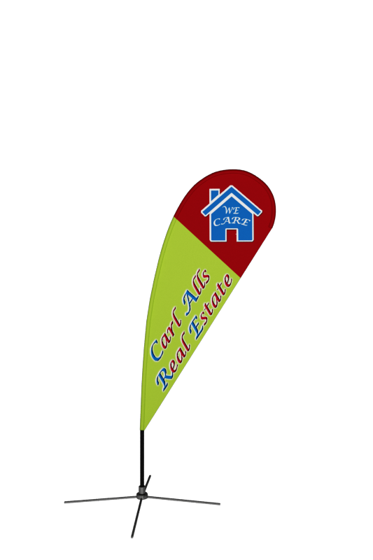 Teardrop Outdoor Flag - Small