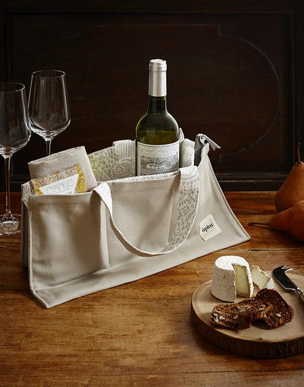 Diamante Horizontal Wine Tote