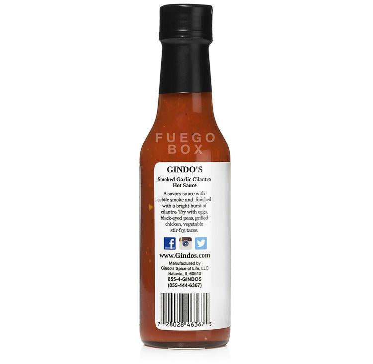 Gindo's Smoked Garlic Cilantro Hot Sauce