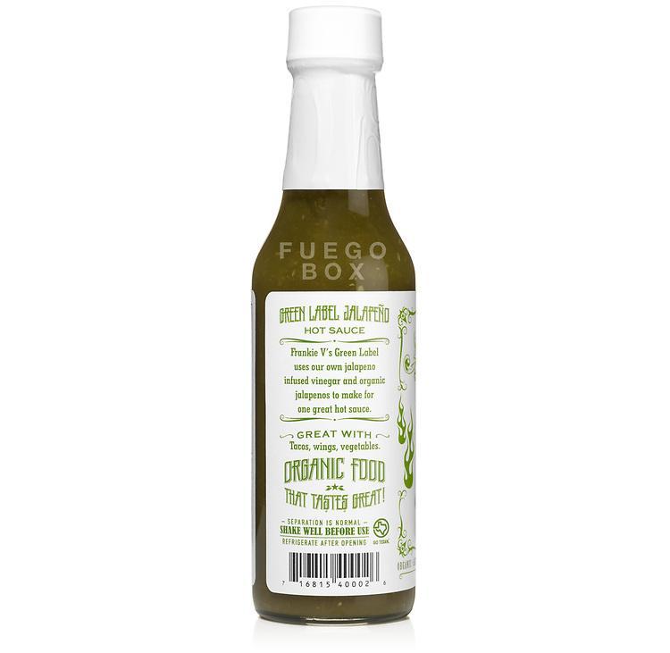 Frankie V's Green Label Hot Sauce