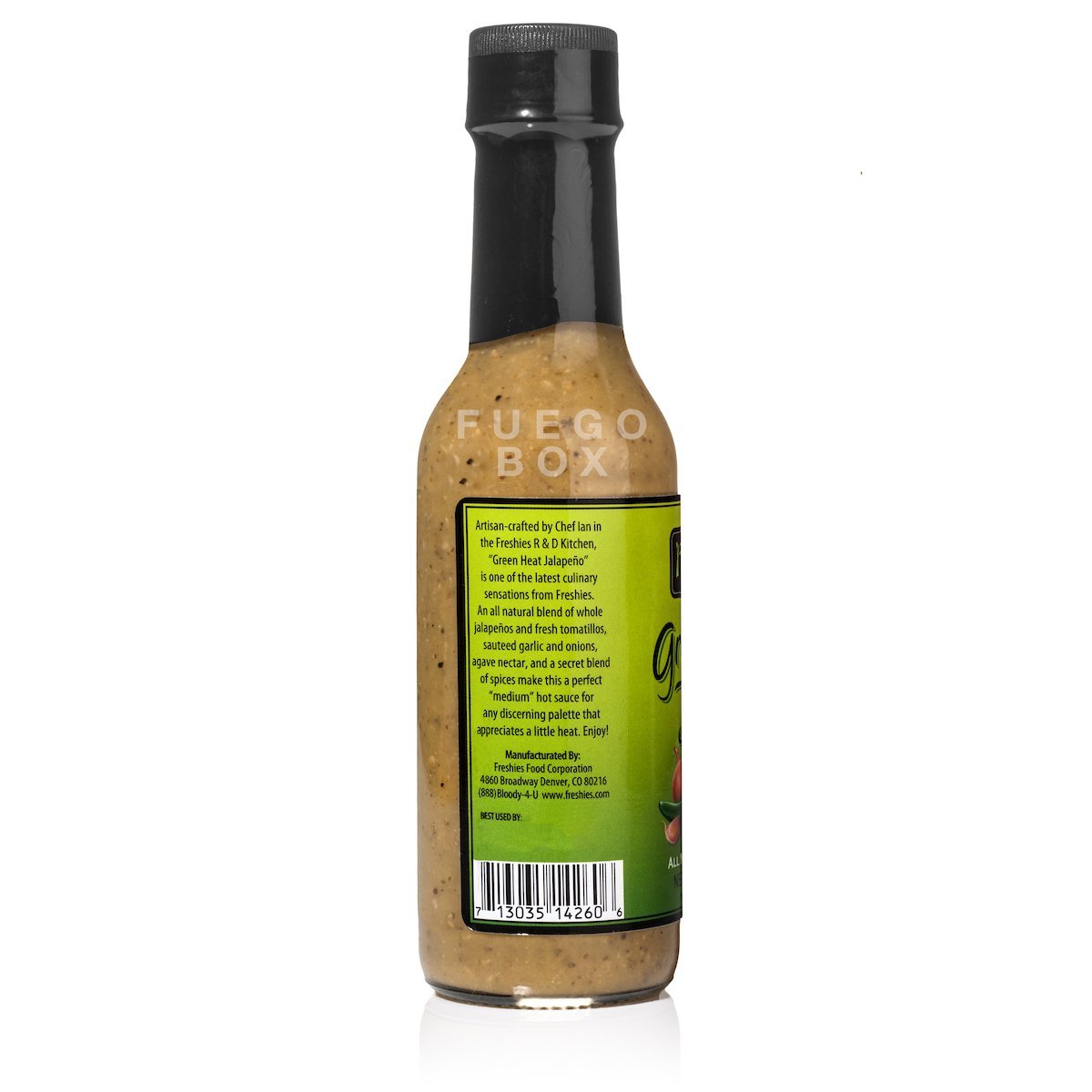 Freshies Green Heat Jalapeno Hot Sauce