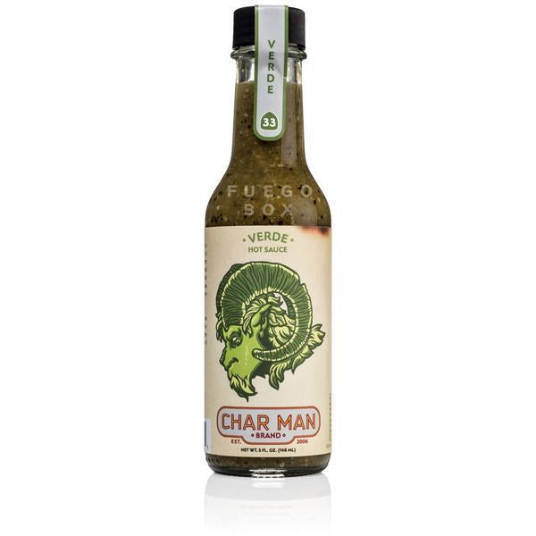 Char Man Brand Verde Hot Sauce