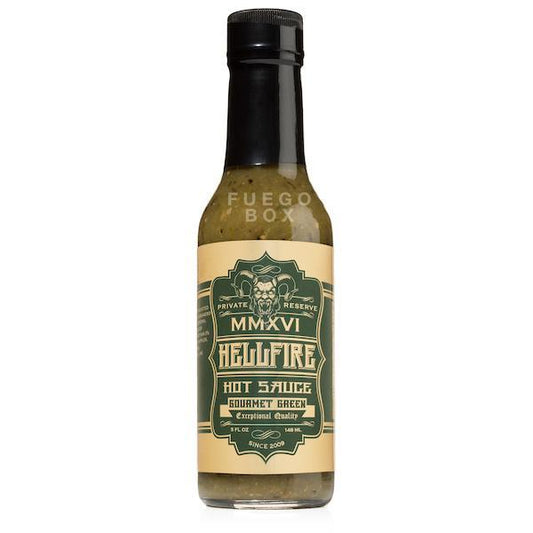 Hellfire Gourmet Green Hot Sauce