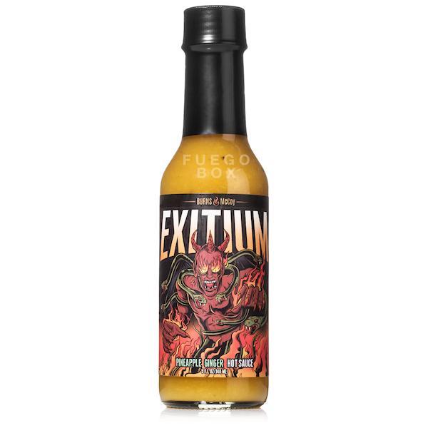 Burns and McCoy Exitium Pineapple Ginger Hot Sauce