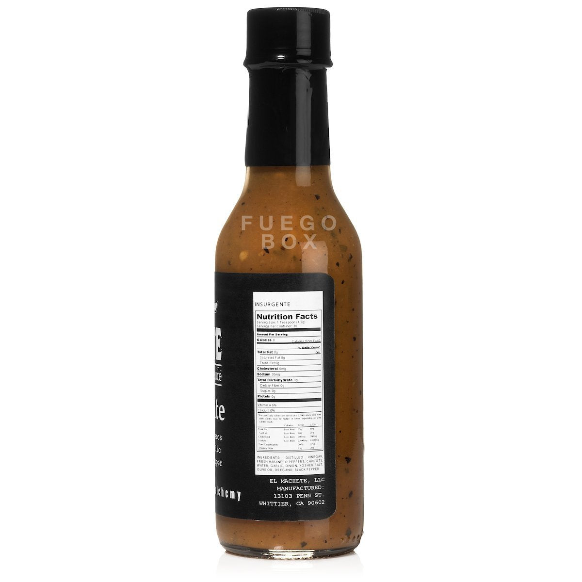 El Machete Insurgente Hot Sauce