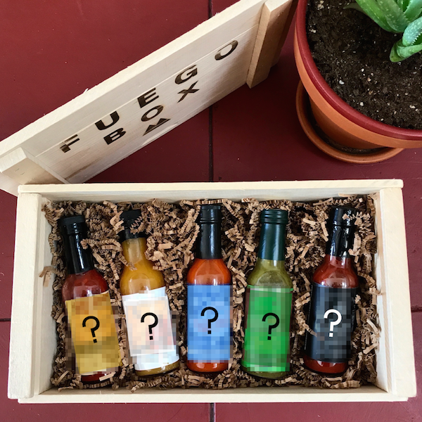 Fuego Mystery Hot Sauce Crate - 5 Surprise Sauces